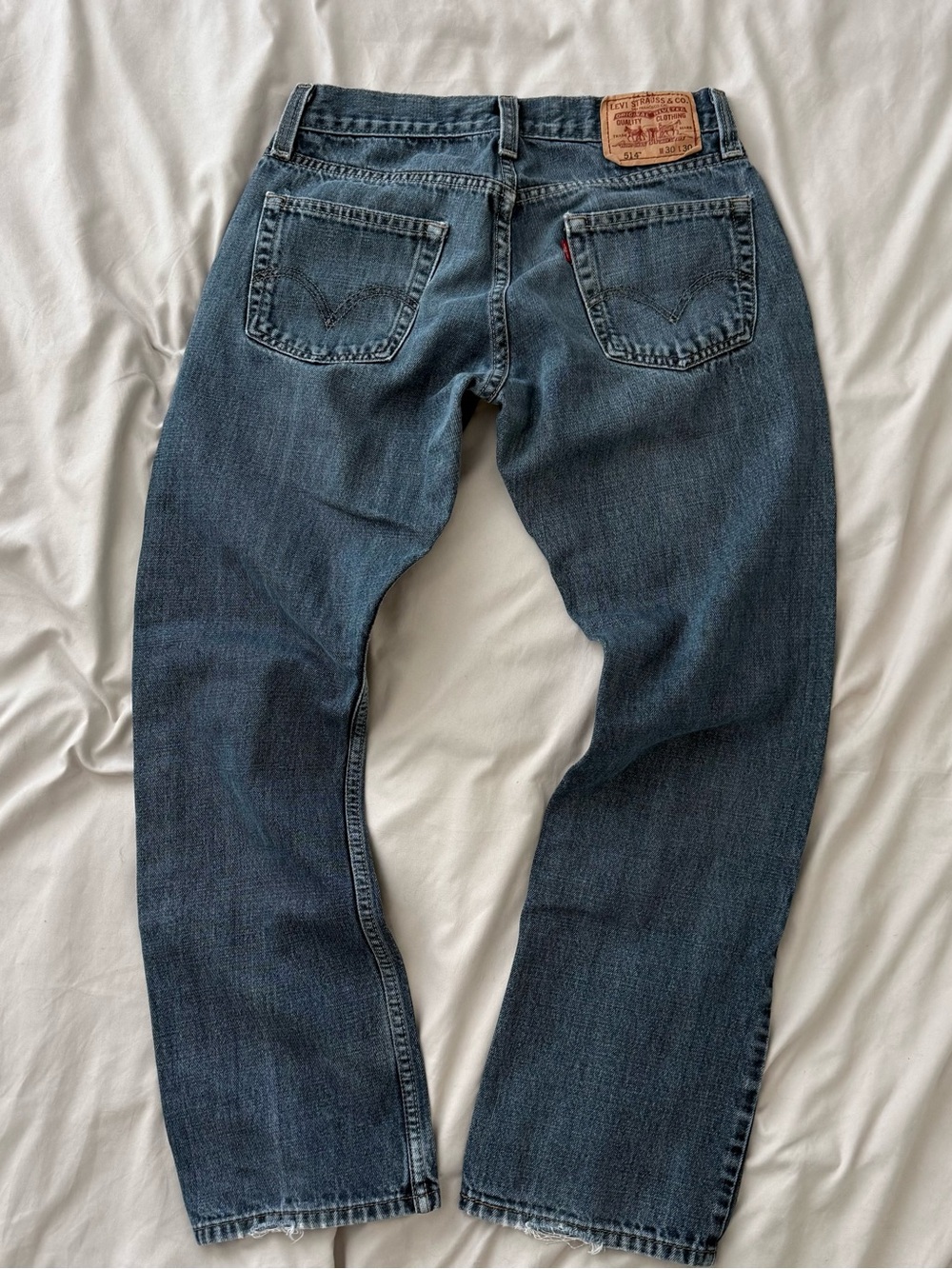 Vintage Levi’s 514 Y2K Dark Wash Straight Bootcut Jeans Casual Streetwear